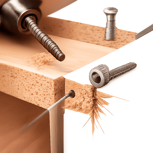 Винты для мебели и ЛДСП/МДФ: как избежать “разбора” отверстия и сколов фото 2