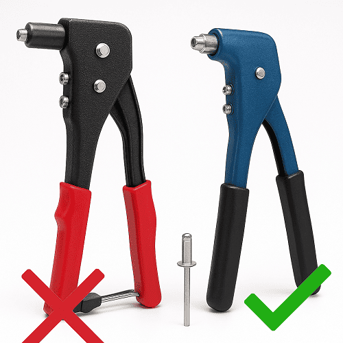 Как правильно установить вытяжные заклёпки фото 3