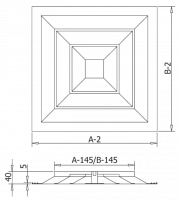 Купить решетка вентиляционная р-пк 600х600 ral 9016 (белый) оптом | ПРОТОРГ
