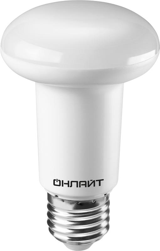 Рекомендуем купить Лампа светодиодная 71 653 OLL-R63-8-230-2.7K-E27 8Вт 2700К тепл. бел. E27 600лм 176-264В ОНЛАЙТ 71653