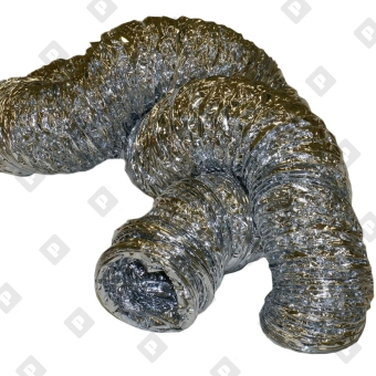 Гибкий воздуховод неизолированный двухслойный ПМ 102 - №1