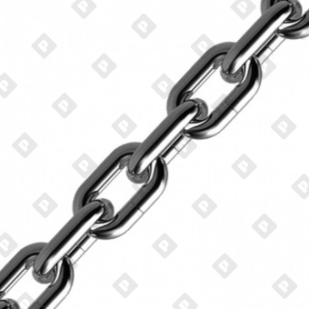 Цепь короткозвенная DIN 766 Ø3x16, нерж. сталь A2 - №1