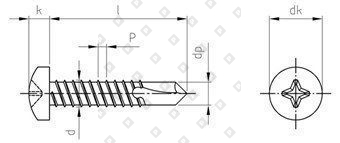 DIN 7504 A2 M 3,5X9,5 H - №4