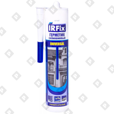 Герметик IRFix UNIVERSAL силиконовый универсальный "Белый", 310 мл - №1