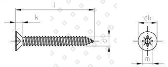 DIN 7982 A4 C 6,3X120 Z - №4