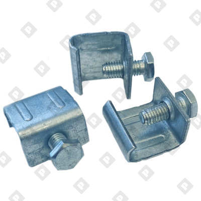 Скоба вентиляционная толщиной 2,5 мм с болтом M8x20 - №1