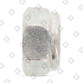 Гайка DIN 985 М16 шестигранная самоконтрящаяся с нейлоновым кольцом, нерж. сталь А2-70 - №4