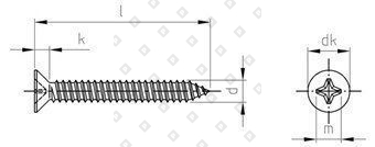 DIN 7982 A2 C 4,2X60 H - №4