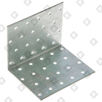 Уголок крепежный равносторонний KUR 100x100x800x1.5 мм, оц. сталь - №1