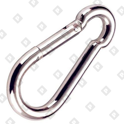 Карабин пожарный ART 9075 (DIN 5299С) 7х70, нерж.сталь А4 - №1