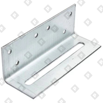 Крепежный скользящий уголок KUC 40x40x120x2 мм, оц. сталь - №1