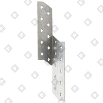 Держатель балки DB 40x210x40x2 мм правый, оц. сталь - №1