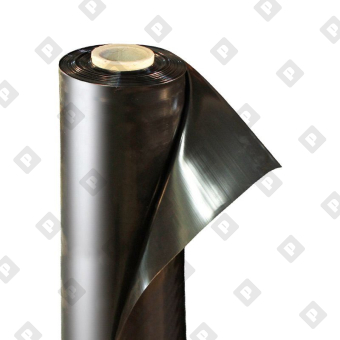 Пленка полиэтиленовая черная 100 мкм ширина 3 м / рукав 1,5 м (1 м) - №1