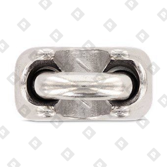 Зажим ART 9074 (DIN 741) для троса Ø19мм, нерж. сталь А4 - №3