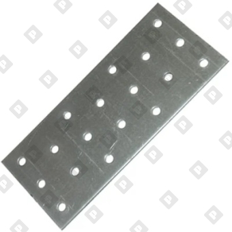 Пластина соединительная PS 60x100x2 мм, оц. сталь - №1