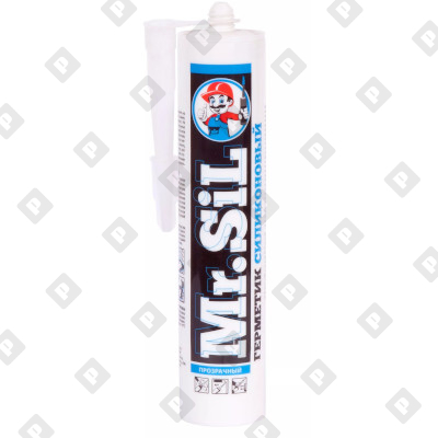 Герметик Mr.SiL силиконовый универсальный "Бесцветный", 280 мл - №1