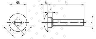 DIN 603 M5X18 A4 - №4