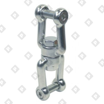 Вертлюг АРТ 8535 вилка-вилка со штифтом с внутренним шестигранником  13мм, нерж. сталь А4 - №1