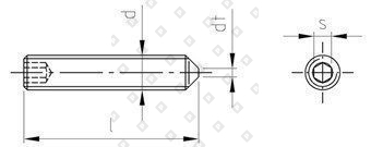 DIN 914 A2 M 16X50 - №4