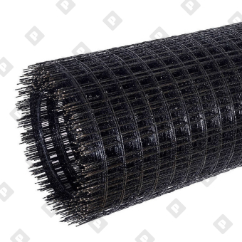 Сетка кладочная / штукатурная, базальтовая, ячейка 25х25 мм, рулон 1х50 м - №1