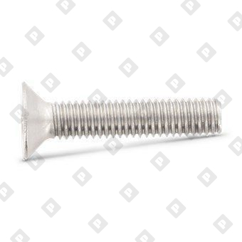 Винт ISO 10642 (DIN 7991) M6x30 с потайной головкой и шлицем TORX, нерж. сталь А4 - №4