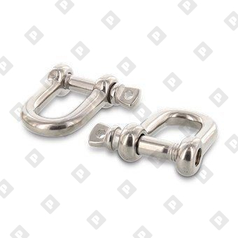 Скоба такелажная прямая ART 9076 Ø25 мм, нерж. сталь А4 - №1